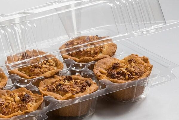 Set di 3 contenitori per dolci in metallo Spetebo, rotondi, con motivi invernali, impilabili, 19 cm x 8 cm, 16 cm x 7 cm, 13 cm x 6 cm